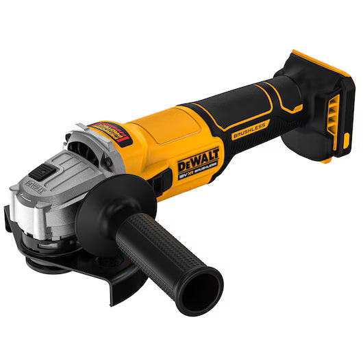 DeWalt 18V XR Brushless 125mm Angle Grinder with Slide Switch (Bare Unit)