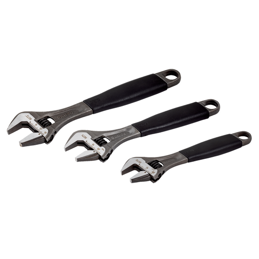 Bahco ERGO™ Central Nut Adjustable Wrench Set with Rubber Handle