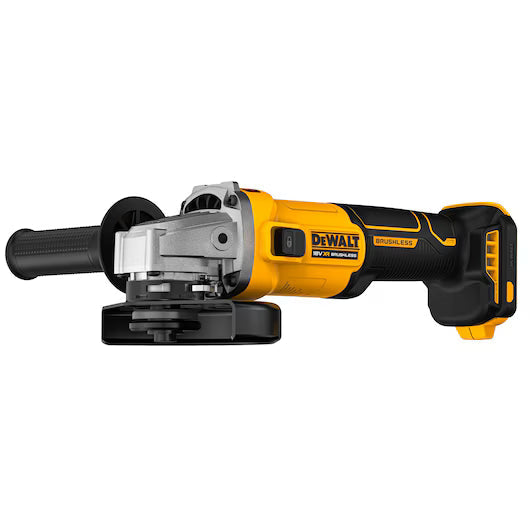 DeWalt 18V XR Brushless 125mm Angle Grinder with Slide Switch (Bare Unit)