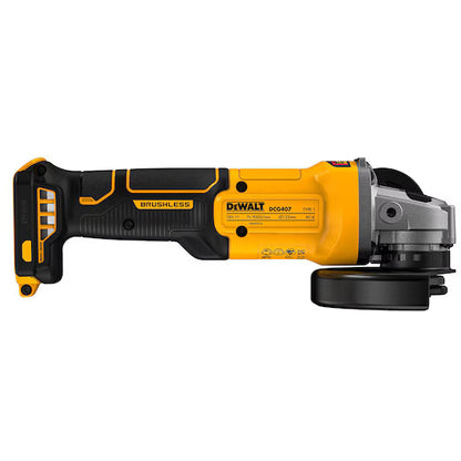 DeWalt 18V XR Brushless 125mm Angle Grinder with Slide Switch (Bare Unit)